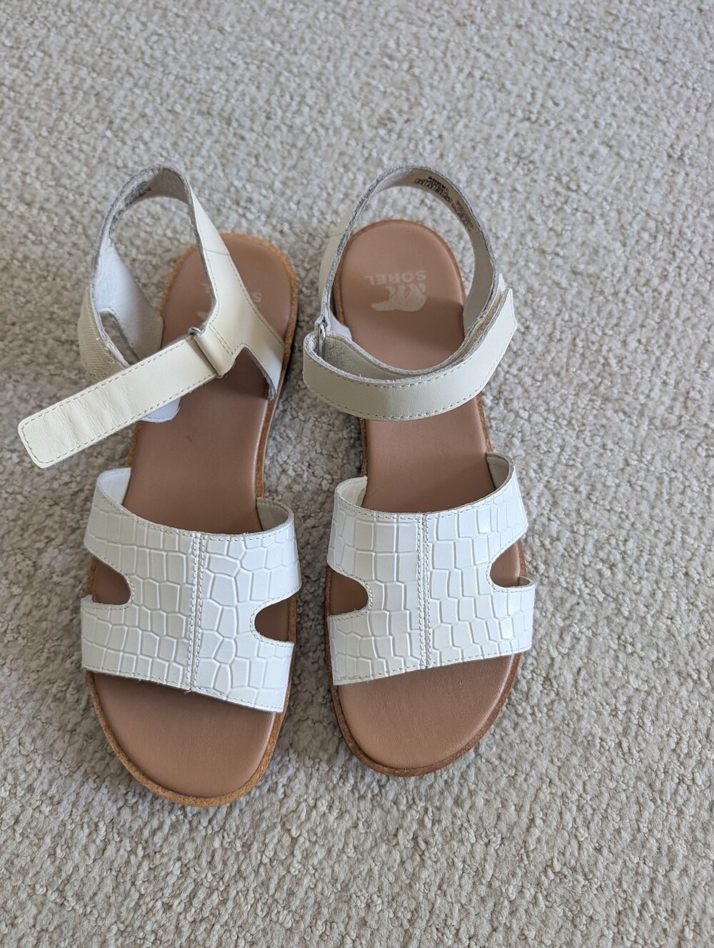 SOREL White Sandals